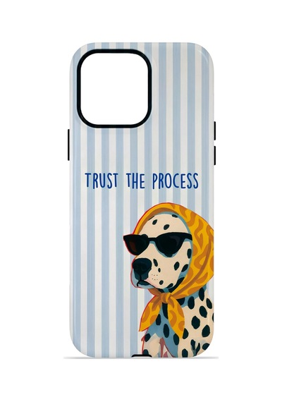 Apple iPhone Uyumlu 14 Pro Max Vorian Çift Katmanlı Magsafe Kılıf Trust The Process Dalmatian
