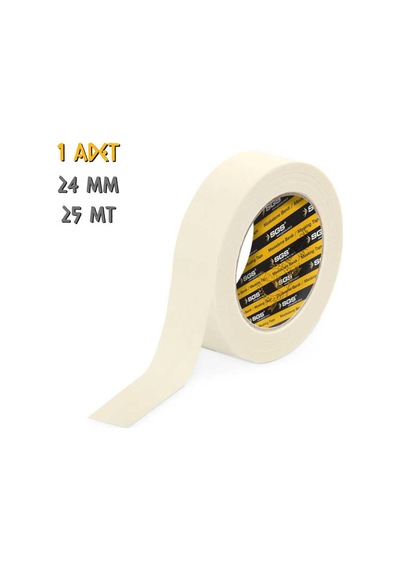 Sgs Kağıt Maskeleme Bandı 24 Mm. - 25 Mt. - 1 Adet