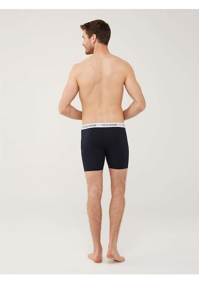 U.S. Polo Assn. 80453 Erkek Tekli Uzun Paçalı Boxer 001
