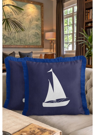 Nautical Marin Yelken Elegan Saçaklı Yastık Kılıfı - Coastal Lacivert Püsküllü Kırlent Kılıfı Soft Yosunlu Lila Nautical Marin Yelken Elegan Saçaklı Yastık Kılıfı - Coastal Lacivert Püsküllü Kırlent Kılıfı Soft Yosunlu Lila