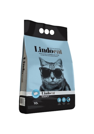 Lindo Cat Sabun Kokulu İnce Kedi Kumu 10 Lt