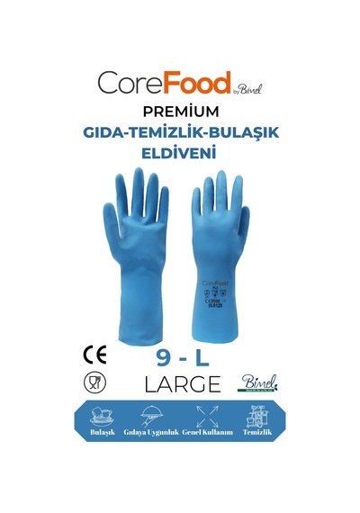 Fl3 Premium Gıda-temizlik-bulaşık Eldiveni L - 1 Çift