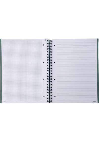 Le Color Armut Desen 2+1 Kareli & Çizgili 235x300 Spiralli Defter