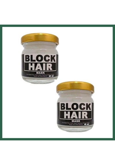 Bezos Süper Block Hair Saçlarınıza Derinlemesine Bakım Ve Canlılık Maskesi Kremi 40 Ml X 2 Adet Bzs01
