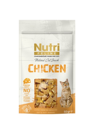 Nutri Feline Tavuklu Ve Peynirli Kedi Ödül Maması 50gr