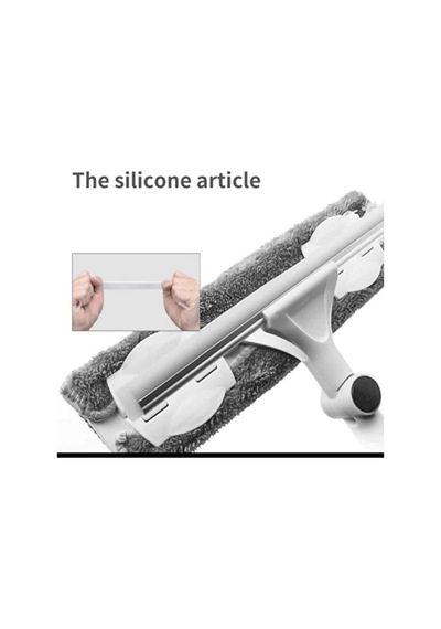Mikrofiber Cam Silme Mopu Aparatı Profesyonel Set 360 Derece Oynar Başlıklı Mikrofiber , Çekçekli Teleskopik Cam S Diğer