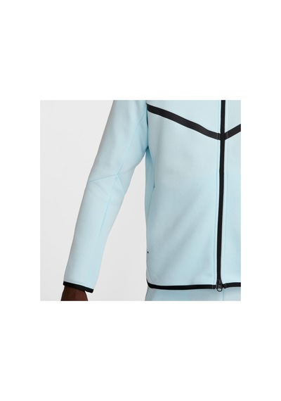 Nike Tech Fleece Fz Windrunner Hoodie Erkek Lacivert Sweatshirt Mavi