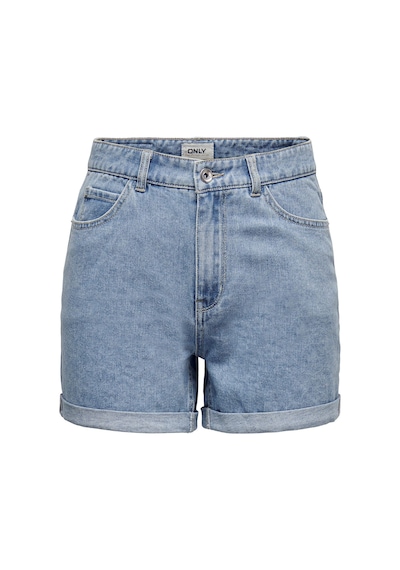 Only Onlvega Hw Mom Dnm Shorts Noos Kadın Mavi Denim Şort - 15230571