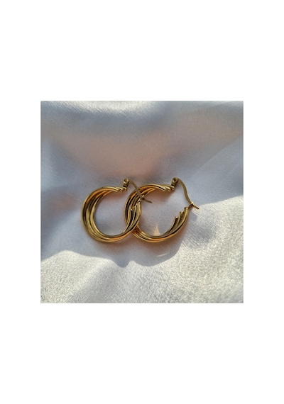 Triple Luxe Hoop Altın