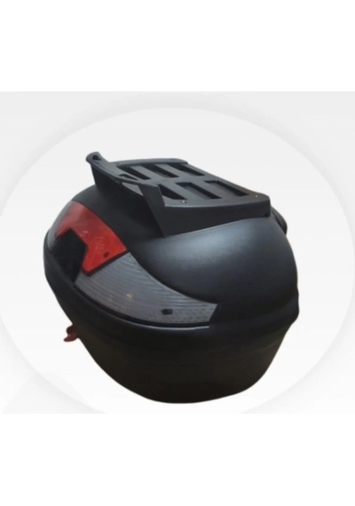 Arwic 46 Lt Sırt Dayamalı Cv46 Motosiklet Çantası Siyah Topcase