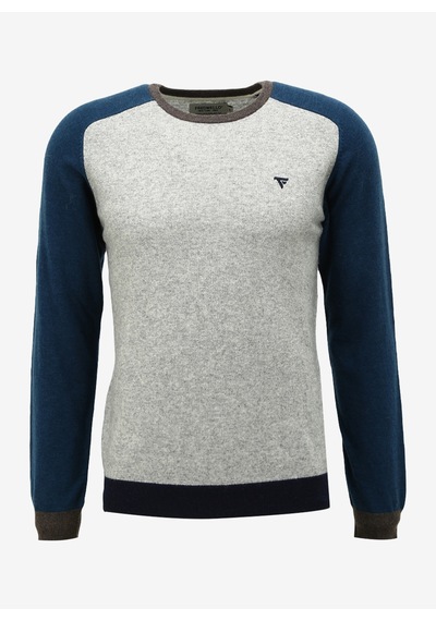 Fred Mello Bisiklet Yaka Slim Fit Bej Erkek Kazak Fm23w31mg