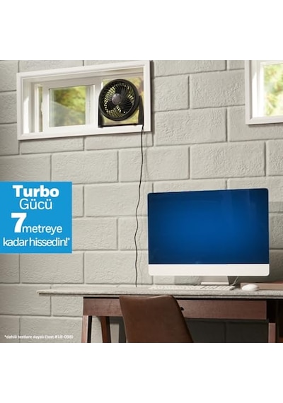 Vantilatör Ht900e Sessiz Soğutma 90 Dereceye Kadar Ayarlanabilir Eğim Açısı 3 Hız Ayarı Duvara Montaj Masa Vanti