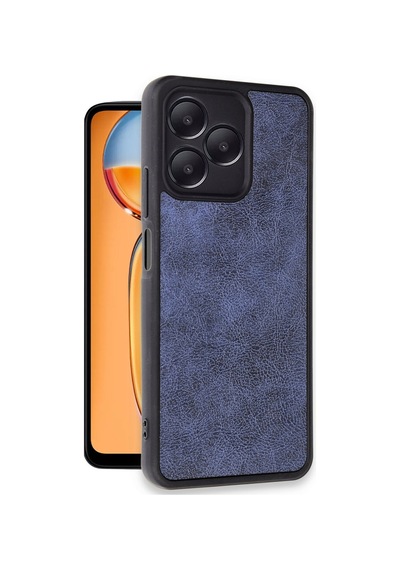 Realme Note 50 4g Kılıf Aras Deri Kapak - Lacivert Bz8683140744090