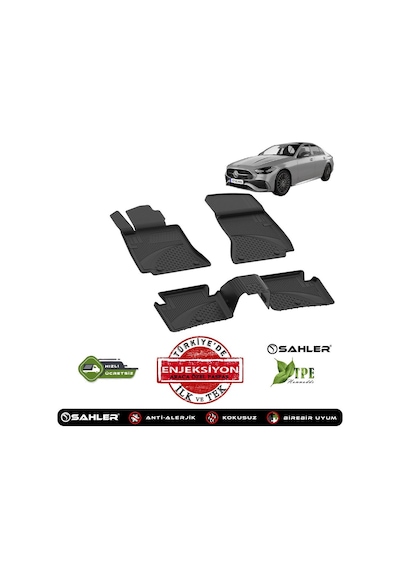 Mercedes W206 2022+ Uyumlu Sahler 4.5d Oto Paspas