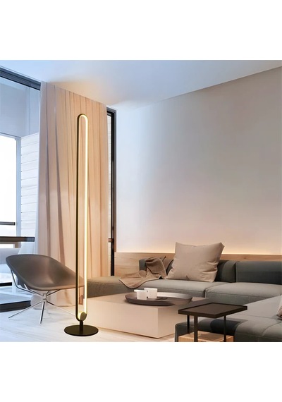 Modern Oturma Odası, Yatak Odası, Salon Lambader 3171-w75-2q-kz Siyah