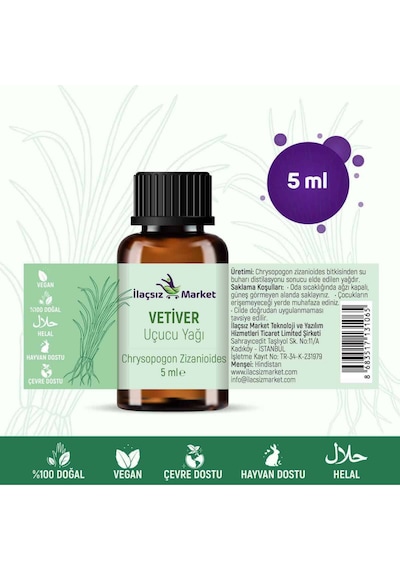 Vetiver Yağı / 5 Ml