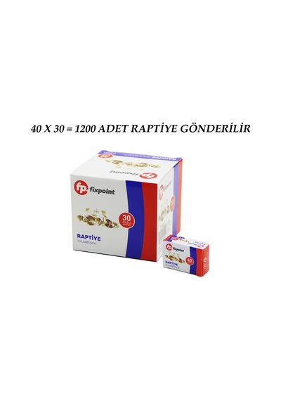 1200 Adet Metal Raptiye 40pcs X 30 5224