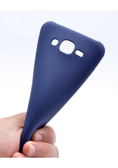 Samsung Uyumlu Galaxy J5 Kılıf Zore Premier Silikon Kapak Mürdüm