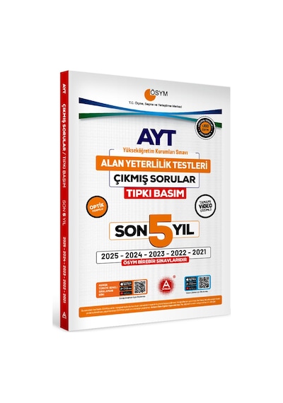 Son 5 Yıl Ayt Ve Tyt Sınavları Ösym Çıkmış Sorular Tıpkı Basım 2026 Model