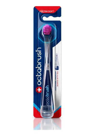 Octabrush Ultra Soft Diş Fırçası, Günlük Kullanım İçin Nazik Kıllı, Ağız Bakımı Çok Renkli