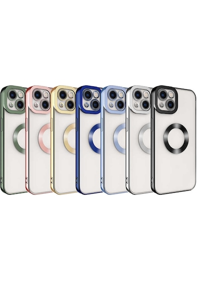 More Tr Apple Uyumlu iPhone 13 Uyumlu Kamera Korumalı Logo Gösteren Mtr Omega Kılıf-derin Mor