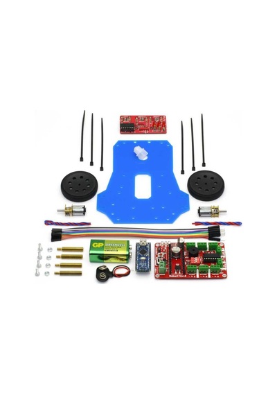 Çizgi Izleyen Robot Kiti - Çigor Montajlı