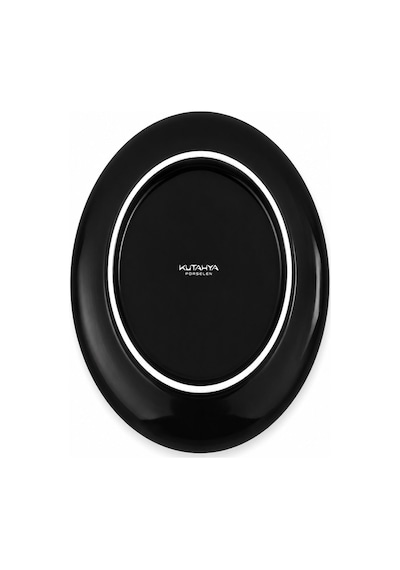 Kütahya Porselen Moderna Çukur Tabak Siyah 19cm Mod20ck740104 2 Li