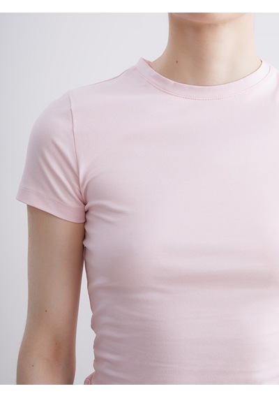 Lcw Vision Pembe Bisiklet Yaka Kadın Body