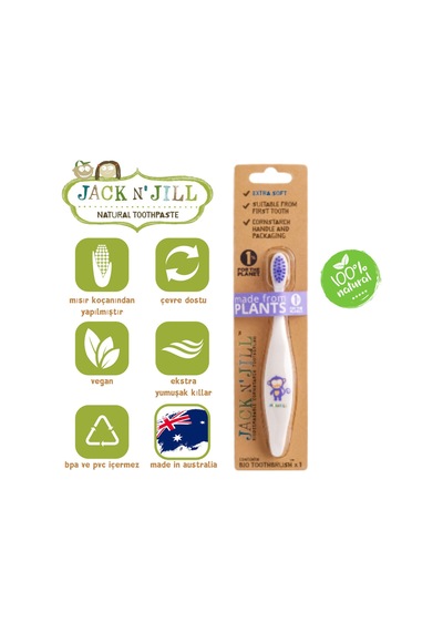 Jack N'Jill Monkey Çocuklar İçin Diş Fırçası Extra Soft