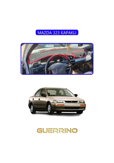 Mazda 323 Kapaklıtorpido Koruma Halısı Mavi Kenar