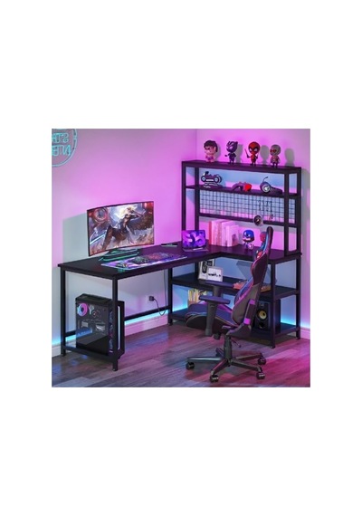 140 Cm Çalışma Masası, Siyah Renk Ofis Veya Bilgisayar Masası 120x60