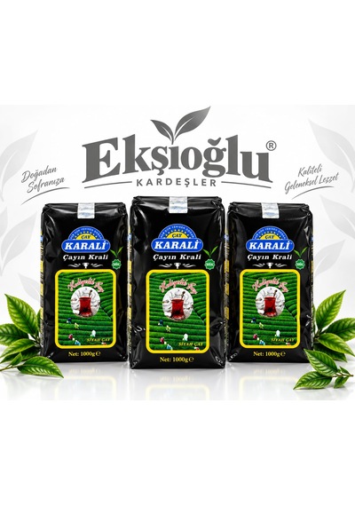 Karali Çayın Kralı Hediyelik Siyah Çay 3 Kg 3 X 1 Kg