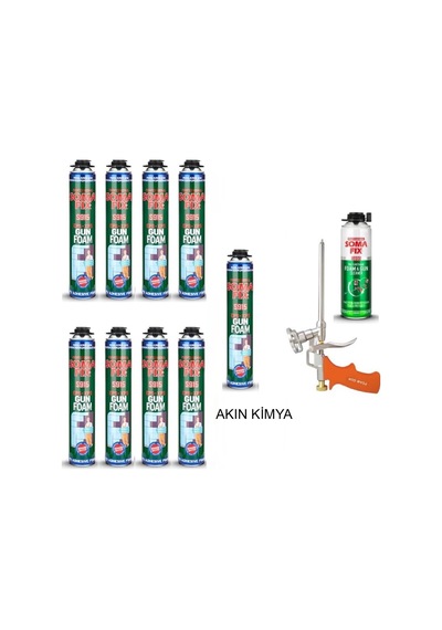 Tr Somafix 9 Adet 750 Ml Somafix Tabancalı Mantolama Poliüretan Köpüğü Köpük Tabancası Köpük Temizleyicisi Se Genel Tr Somafix 9 Adet 750 Ml Somafix Tabancalı Mantolama Poliüretan Köpüğü Köpük Tabancası Köpük Temizleyicisi Se Genel