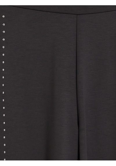 Lcw Modest Antrasit Zımba Detaylı Soft Touch Kadın Eşofman Altı
