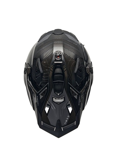 Nexx X.wed 3 Furka Karbon Enduro Motosiklet Kaskı Siyah - Gri