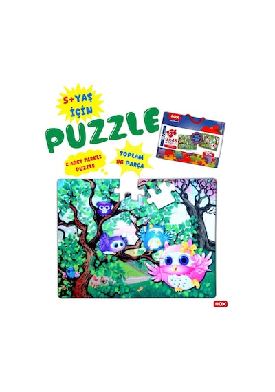 Tox Baykuş 5+ Keçe Yapboz 5 Yaş Puzzle T017