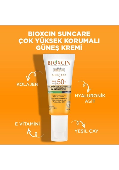 Bioxcin Sun Care Çok Yüksek Korumalı Yağlı Ciltler Için Güneş Kremi Spf 50+