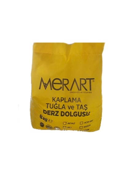 Kültür Tuğla Ve Taş Derzi Koyu Gri