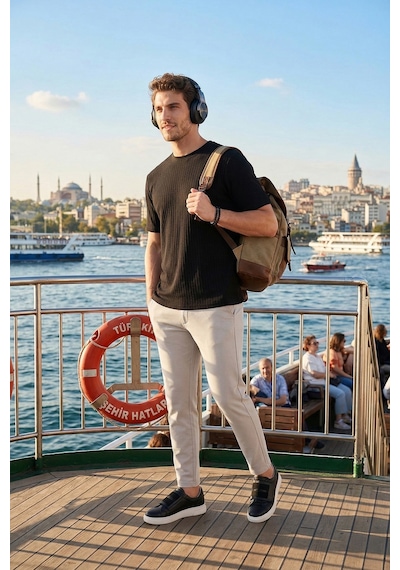 Buratti Erkek Pantolon 6843654 Taş Taş