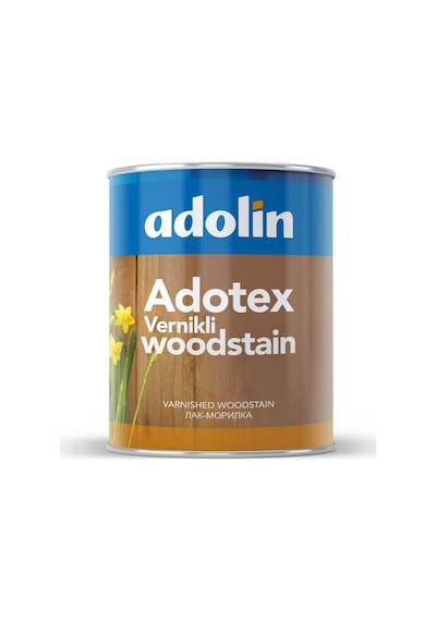 Adolin Vernikli Woodstain Pinosan Ahşap Koruyucu Vernik 0.75 LT