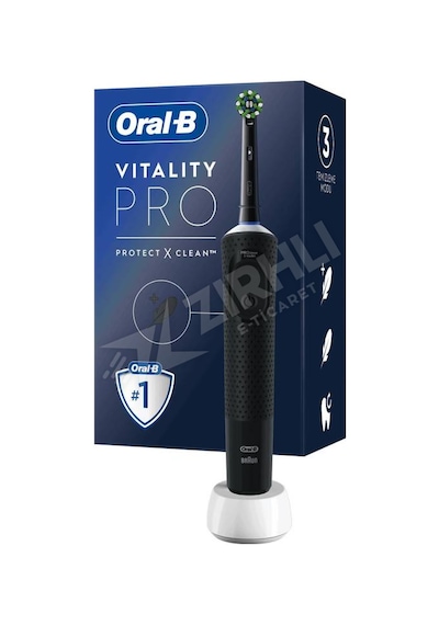 Oral-b Diş Fırçası Şarj Edilebilir Vıtalıty Pro Pro Black