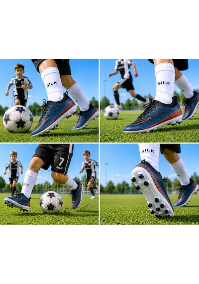 Çocuk Futbol Kramponu 31-35 Numara Lacivert