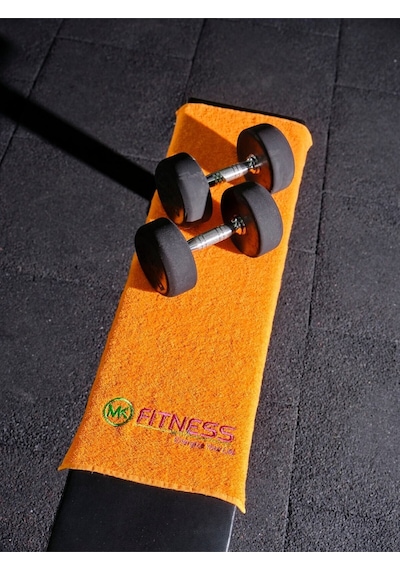 Spor Fitness Havlusu 40x100 Cm Pamuklu Turuncu