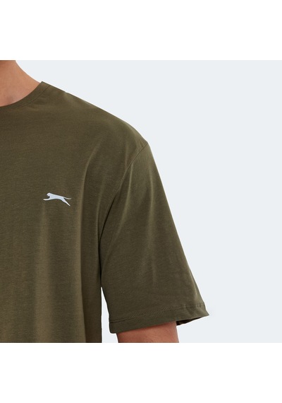 Slazenger KAISER IN Oversize Erkek Oversıze Haki Tişört