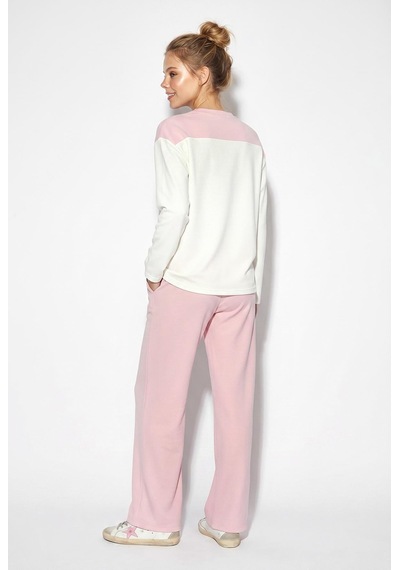 Shade Kadın Şal Detaylı Uzun Kollu Basic T-shirt Beli Lastikli Bol Pantolon Alt-üst Modal Takım 4126 60286249 - Pembe Shade Kadın Şal Detaylı Uzun Kollu Basic T-shirt Beli Lastikli Bol Pantolon Alt-üst Modal Takım 4126 60286249 - Pembe