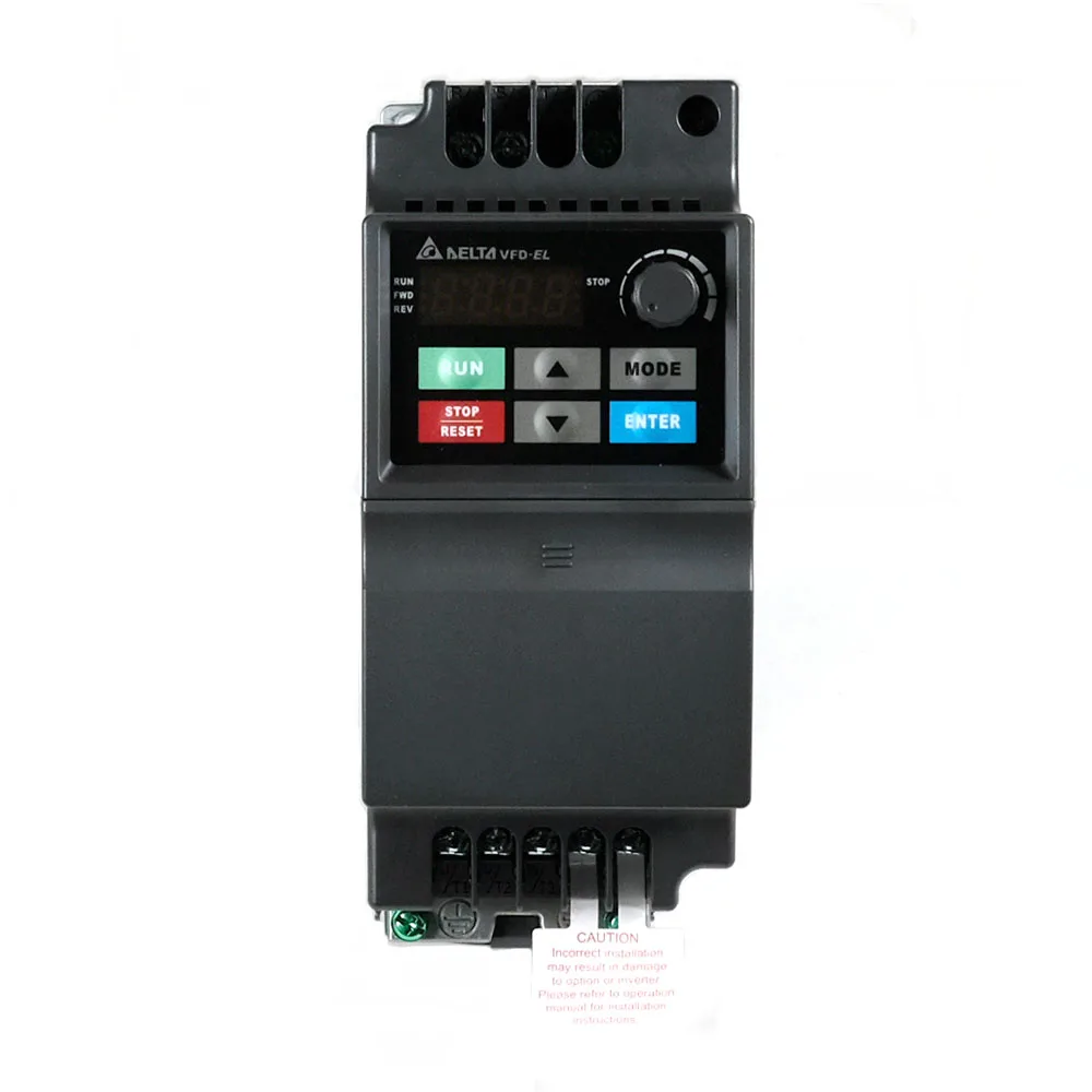 Delta Vfd004el21w-1 Monofaze Tek Faz 0,40 Kw 220v Ac Inverter Motor Sürücü