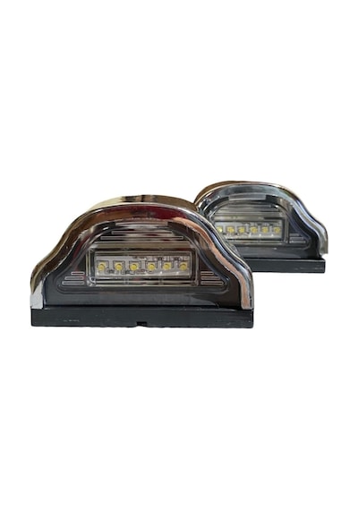 Ahmet Otomotiv Tır Kamyon Dorse Krom Plaka Lambası 2 Adet 12-24v