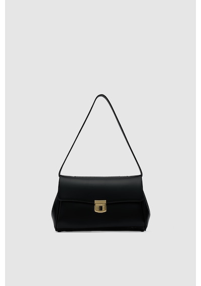 Shule Bags Lauren City Baget Çanta Siyah Siyah
