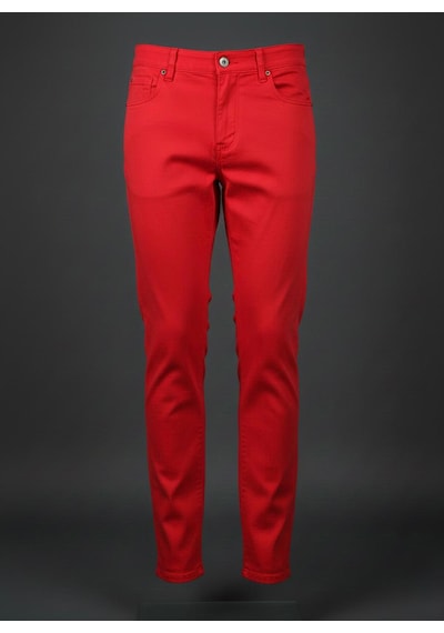 Dıgıl Kids Çocuk Pantalon Keten Likralı Unisex Kırmızı