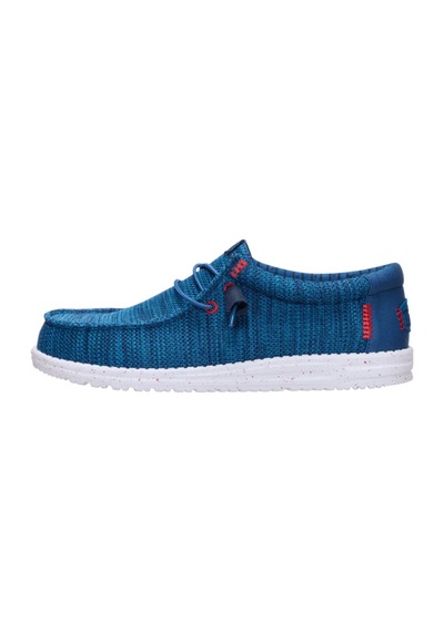 Hey Dude Wally Cru Stretch Canvas Erkek Terlik Mavi